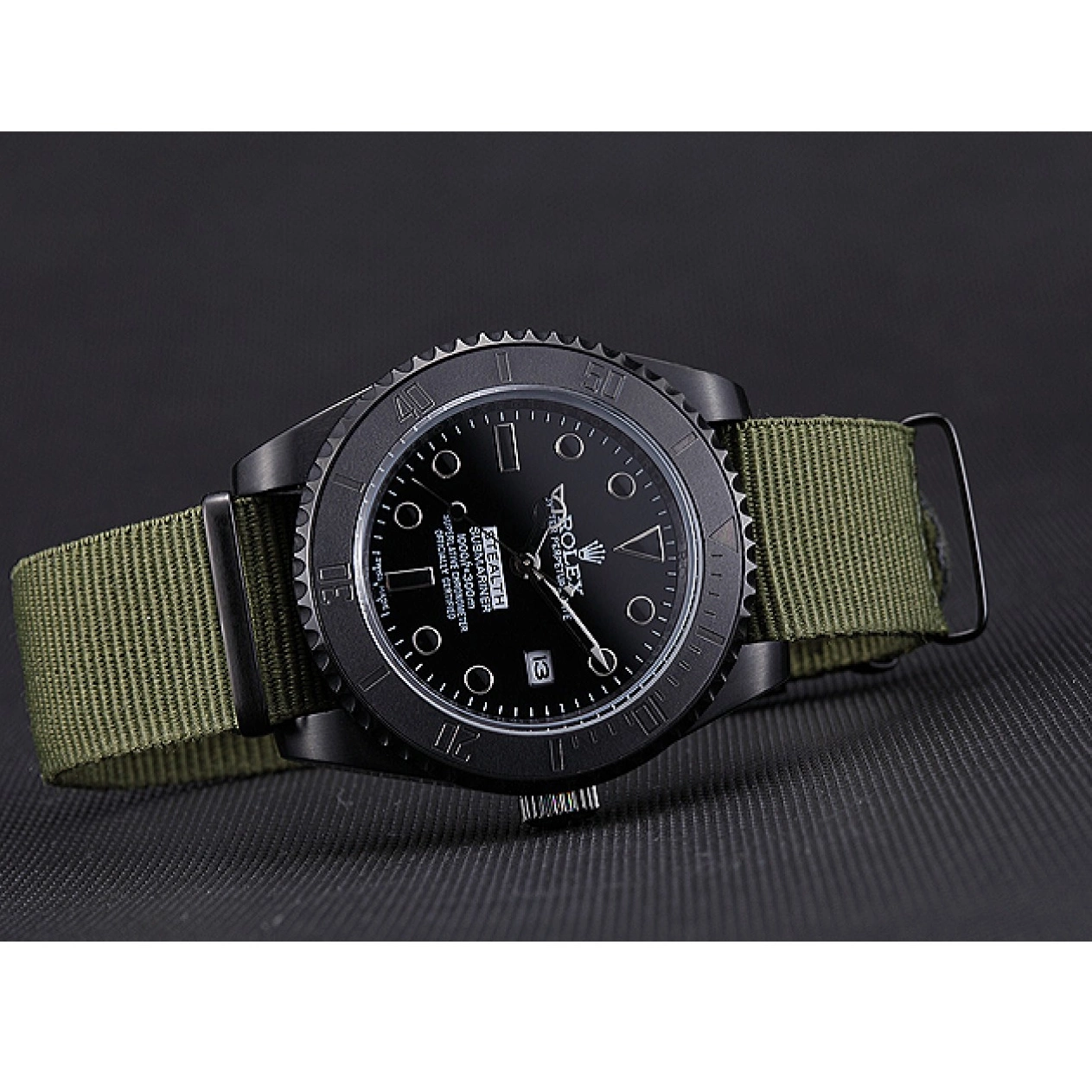 Rolex copies cheap Rolex Stealth Submariner Olive 621995 0721